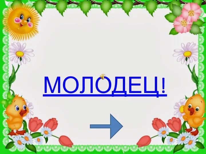 МОЛОДЕЦ!