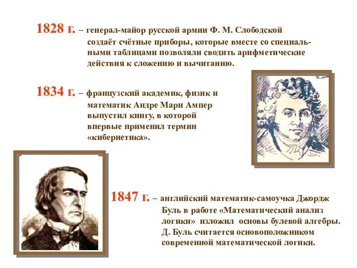 1828 г. – генерал-майор русской армии Ф. М. Слободской создаёт