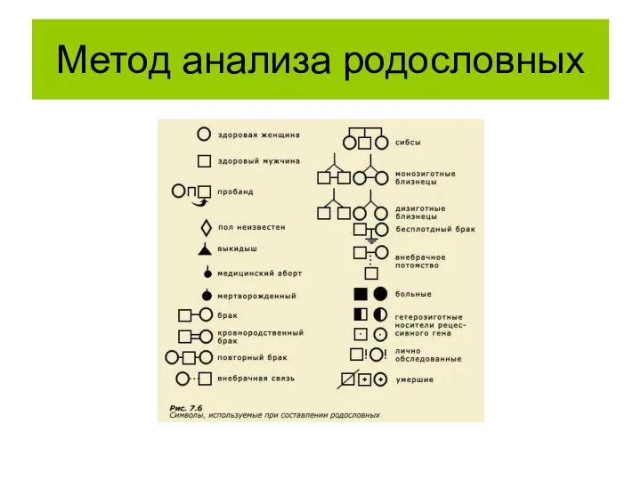 Метод анализа родословных