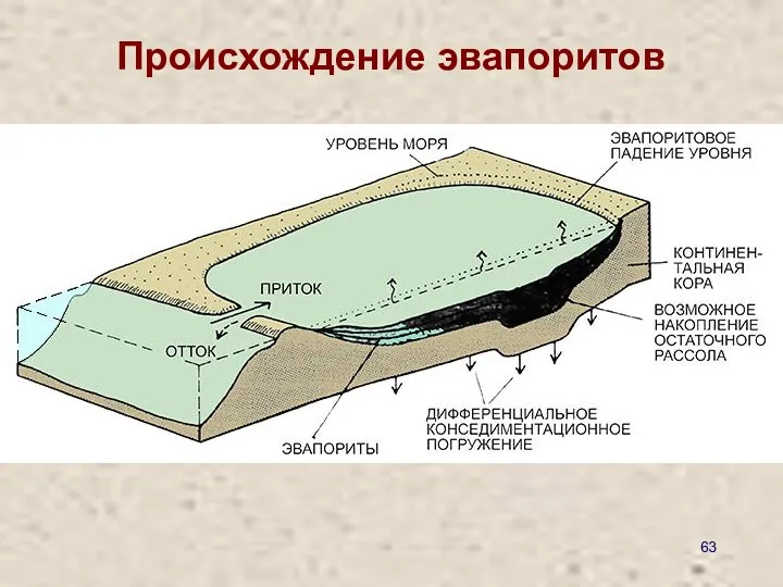 Происхождение эвапоритов