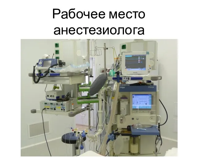 Рабочее место анестезиолога