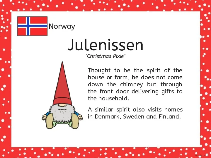 Norway Julenissen ‘Christmas Pixie’