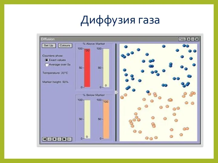 Диффузия газа