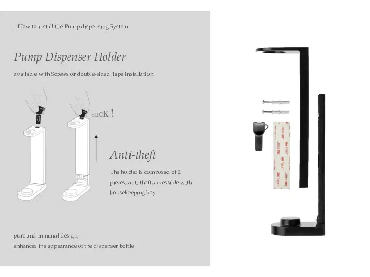 _ How to install the Pump dispensing System Pump Dispenser