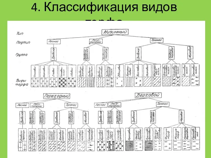 4. Классификация видов торфа