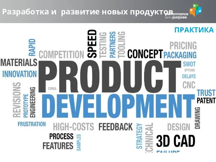 Разработка и развитие новых продуктов ПРАКТИКА