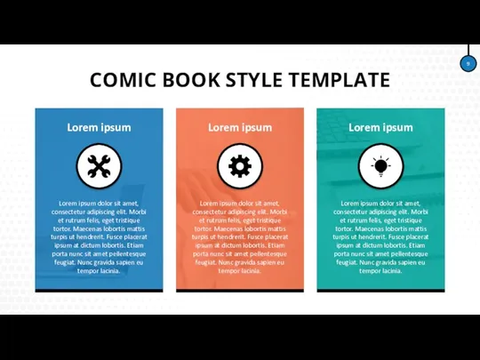 COMIC BOOK STYLE TEMPLATE Lorem ipsum dolor sit amet, consectetur