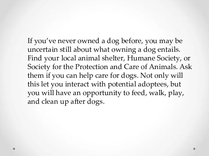 If you’ve never owned a dog before, you may be