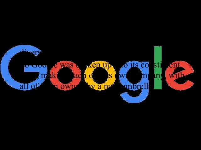 Google splits up under the Alphabet umbrella Google as a