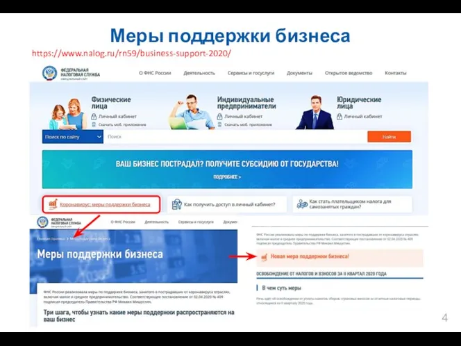 Меры поддержки бизнеса https://www.nalog.ru/rn59/business-support-2020/