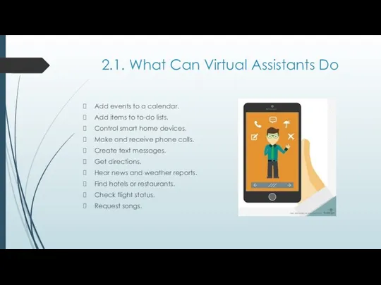 2.1. What Can Virtual Assistants Do Add events to a