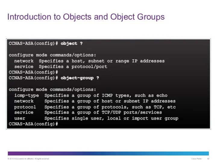 Introduction to Objects and Object Groups