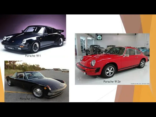 Porsche 911 Porsche 912e Porsche 914