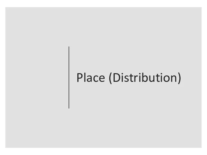 Place (Distribution)