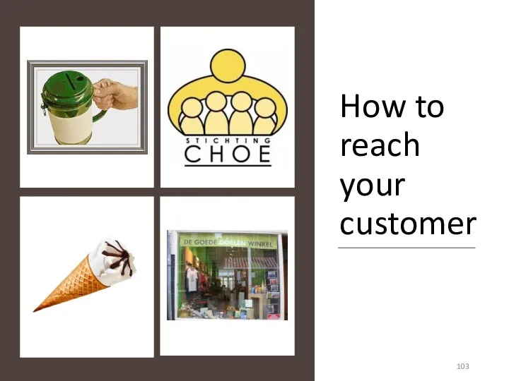 How to reach your customer