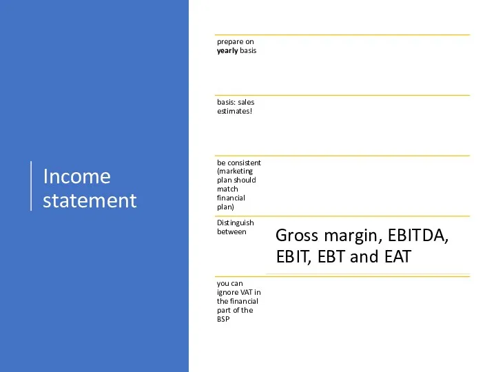 Income statement