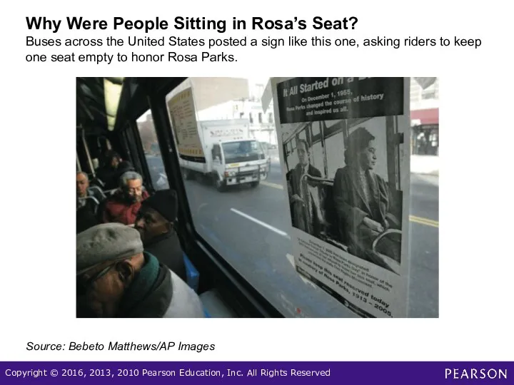 Why Were People Sitting in Rosa’s Seat? Buses across the