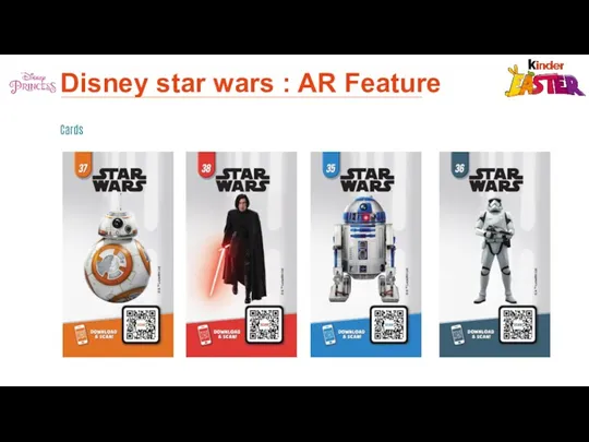 Disney star wars : AR Feature Cards