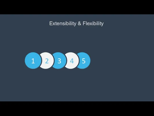 1 2 3 4 5 Extensibility & Flexibility