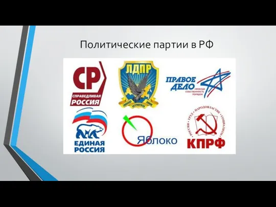 Политические партии в РФ