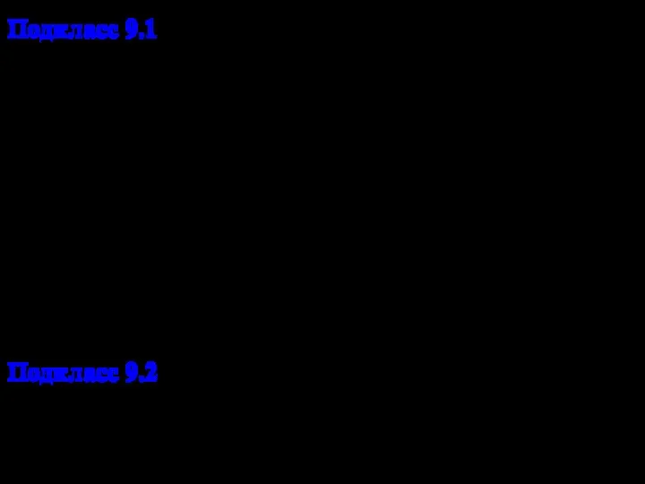 Подкласс 9.1 Твердые и жидкие горючие вещества и материалы, которые