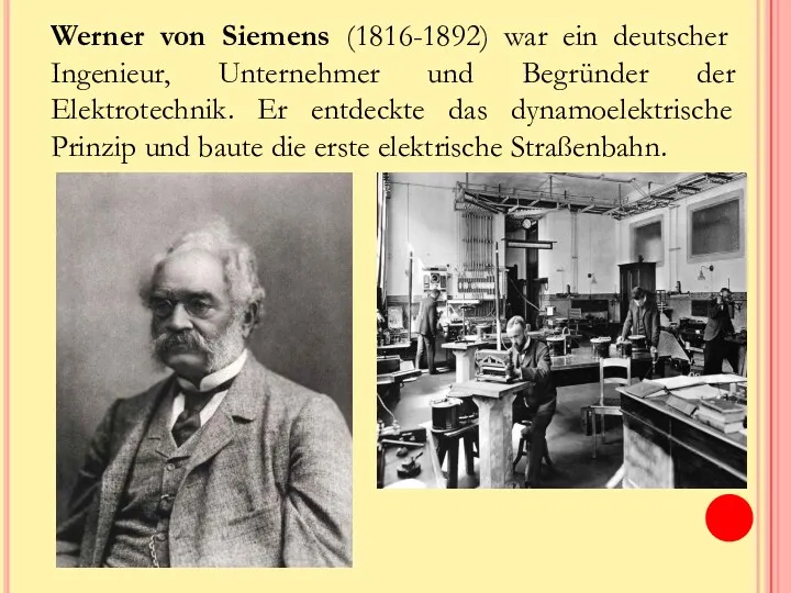 Werner von Siemens (1816-1892) war ein deutscher Ingеnieur, Unternehmer und