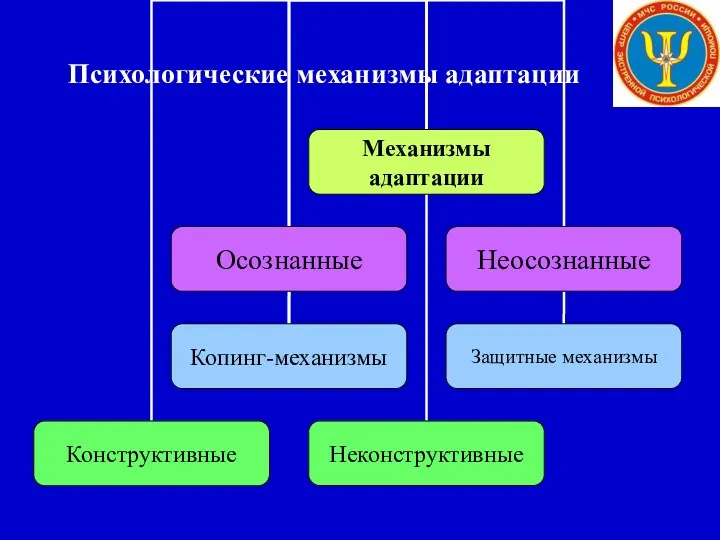 Психологические механизмы адаптации