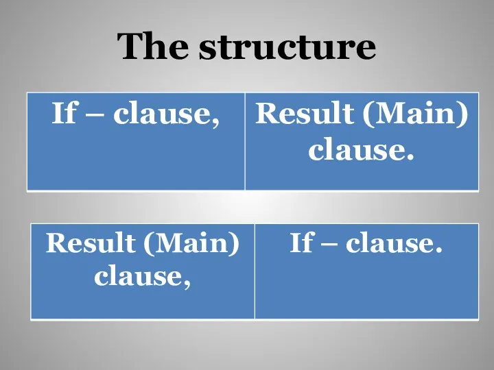 The structure
