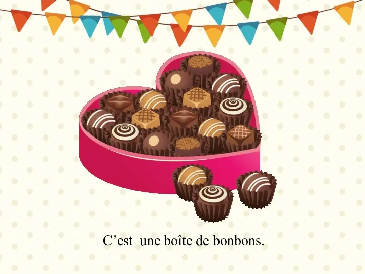 C’est une boîte de bonbons.