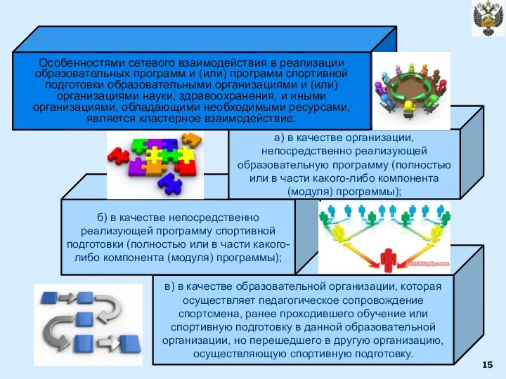 в) в качестве образовательной организации, которая осуществляет педагогическое сопровождение спортсмена,