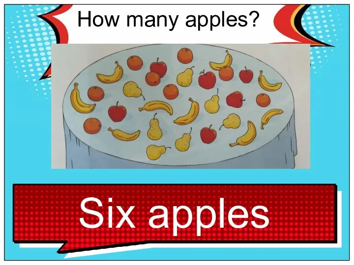 How many apples?