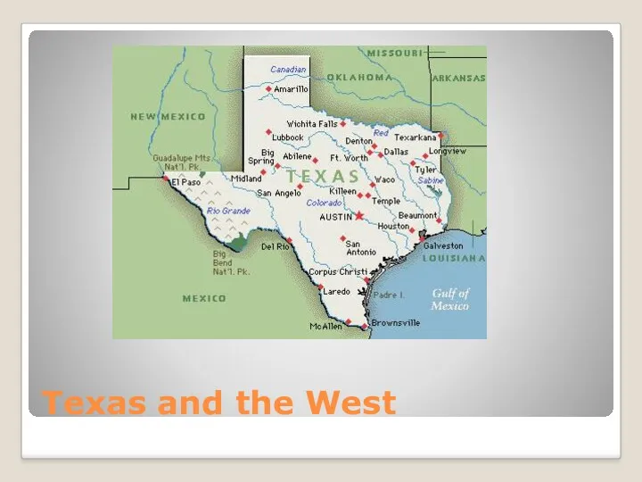 Texas and the West