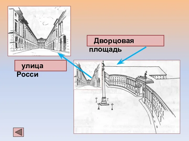 улица Росси Дворцовая площадь