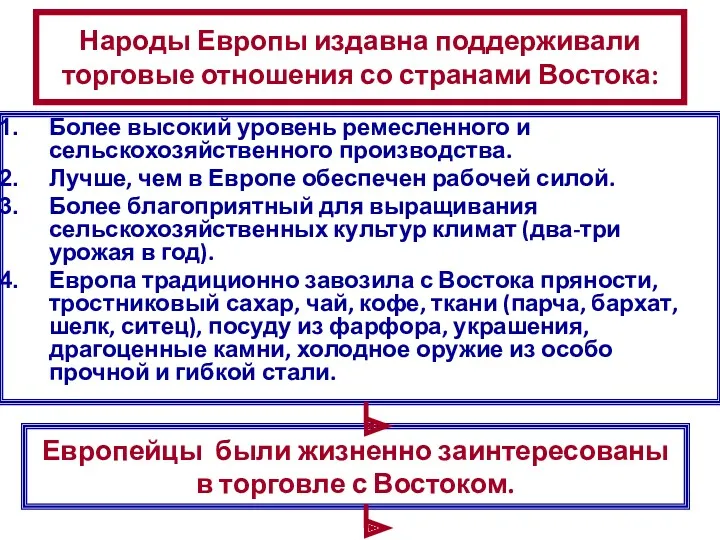 Более высокий уровень ремесленного и сельскохозяйственного производства. Лучше, чем в