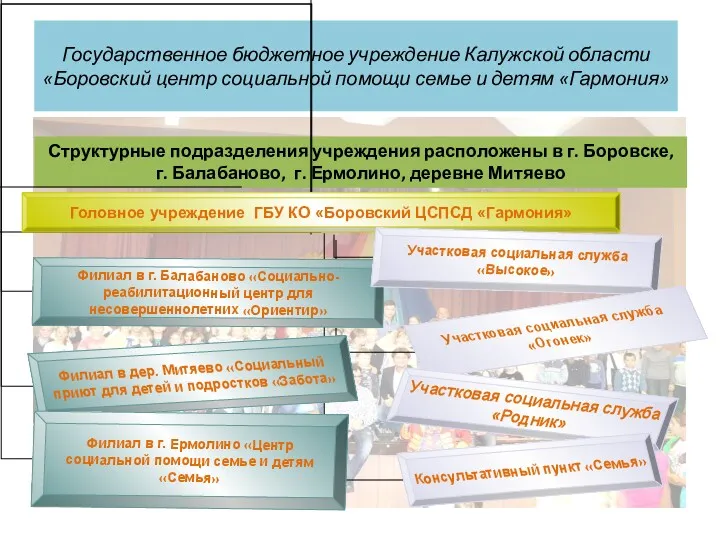 Государственное бюджетное учреждение Калужской области «Боровский центр социальной помощи семье