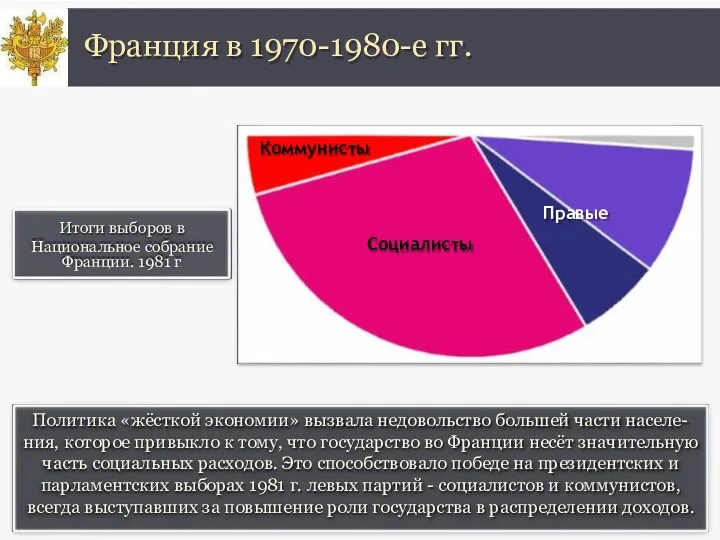 Политика «жёсткой экономии» вызвала недовольство большей части населе- ния, которое