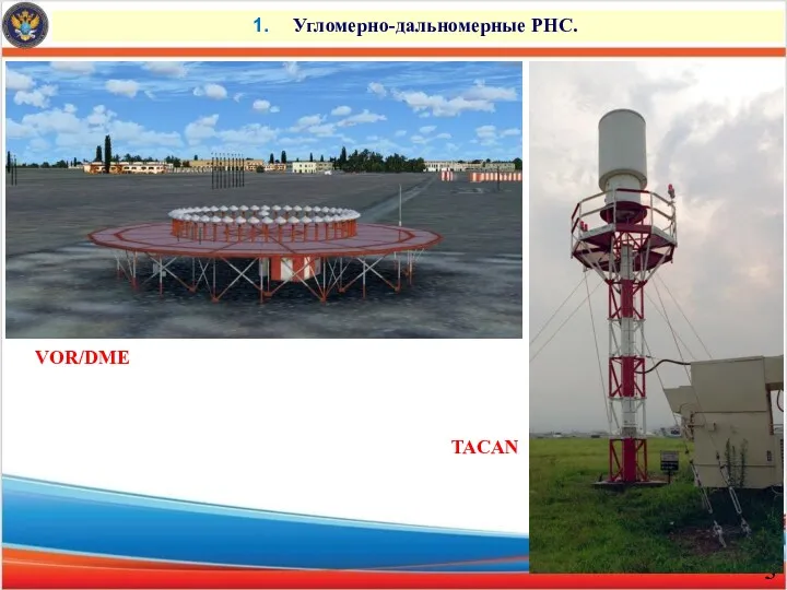 Угломерно-дальномерные РНС. VOR/DME TACAN