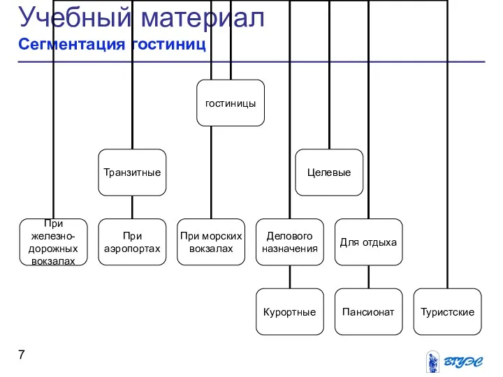 Учебный материал Сегментация гостиниц