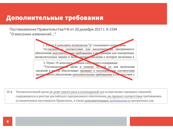 Дополнительные требования Постановление Правительства РФ от 20 декабря 2017 г. N 1594 "О внесении изменений…"