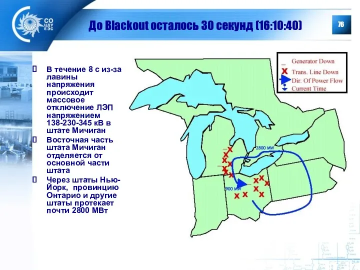 До Blackout осталось 30 секунд (16:10:40) В течение 8 с