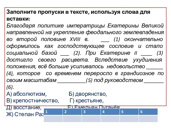 Заполните пропуски в тексте, используя слова для вставки: Благодаря политике