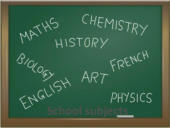 School subjects