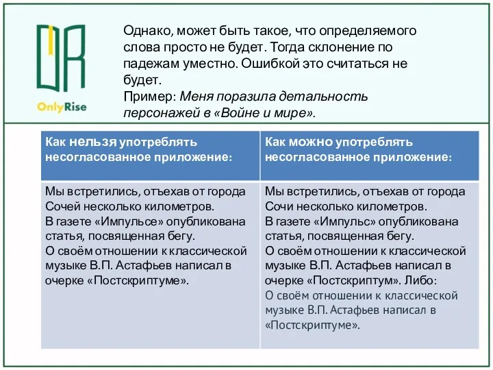 Однако, может быть такое, что определяемого слова просто не будет.