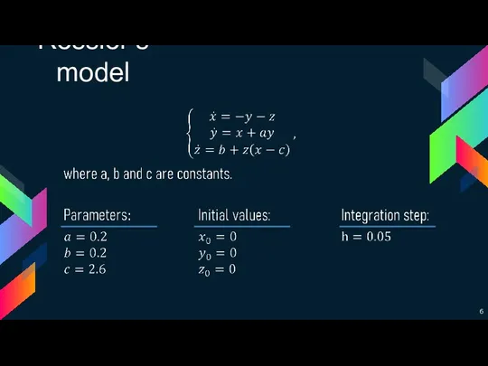 Ressler’s model