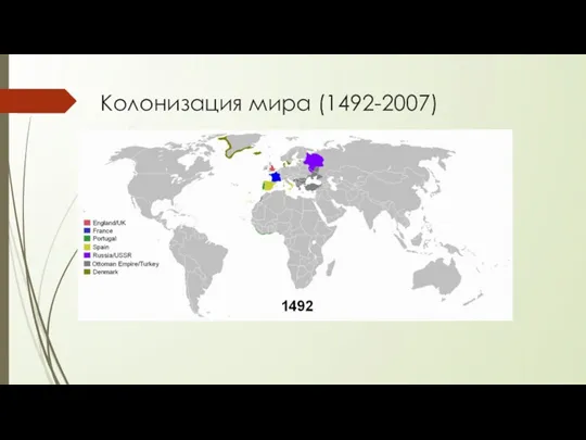 Колонизация мира (1492-2007)