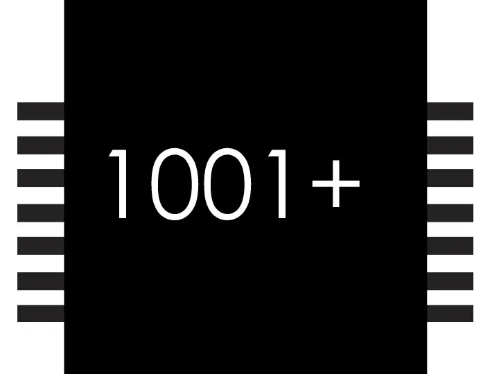 1001+