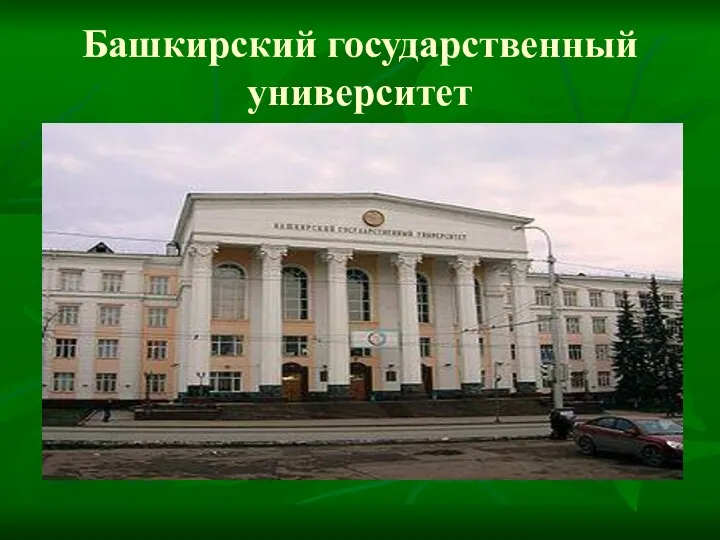 Башкирский государственный университет