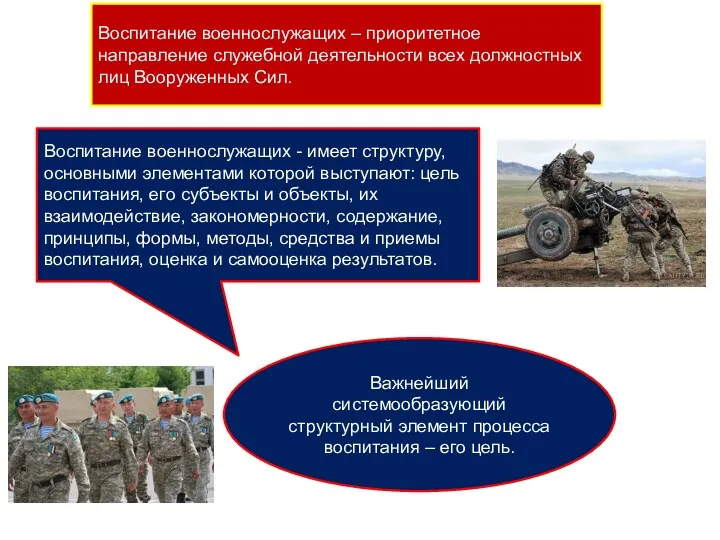 Воспитание военнослужащих – приоритетное направление служебной деятельности всех должностных лиц