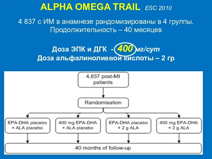 ALPHA OMEGA TRAIL ESC 2010 4 837 с ИМ в