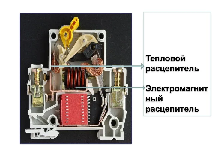 Тепловой расцепитель Электромагнит ный расцепитель